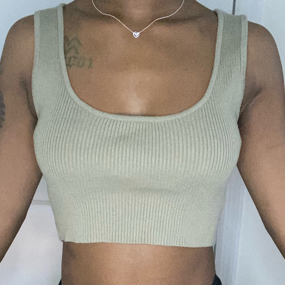 Textured Crop Top